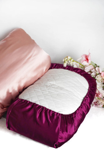 روبالشی کش دار ساتن ابریشم