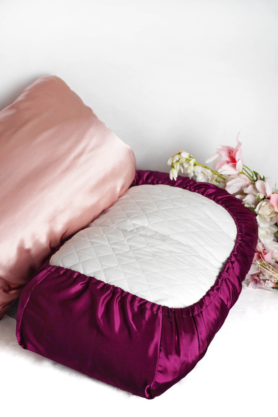 روبالشی کش دار ساتن ابریشم